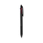 Penne a sfera promozionali a tre colori antiscivolo Multicolor color nero prima vista