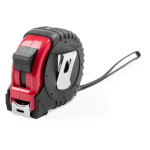 Metro promozionale con laccetto e sistema di bloccaggio FiveMeter 5M color rosso