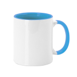 Tazza da sublimare in ceramica con manico colorato 350ml Sublim Color color azzurro prima vista