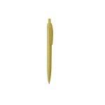 Economiche biro ecologiche personalizzabili inchiostro blu Fiber color giallo prima vista