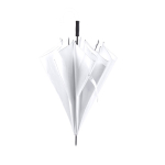 Grande ombrello automatico da 27'' con tela in pongee Ø130 Monsoon color bianco prima vista