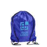 Sacca personalizzata in colori vivaci per sublimazione Original vista area di stampa