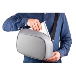 Zaini antifurto a tracolla RFID impermeabile con USB Bobby Sling color grigio vista 12