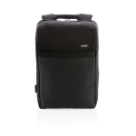 Zaini anti taccheggio con logo con scomparto computer 15'' Comfort color nero terza vista