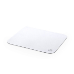 Tappetino per mouse bianco antibatterico di forma rettangolare color bianco prima vista