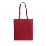Shopper colorata in cotone di alta qualità da 140 g/m2 EcoColor Plus color bordò