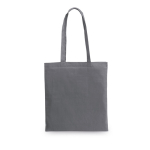 Shopper colorata in cotone di alta qualità da 140 g/m2 EcoColor Plus color grigio scuro