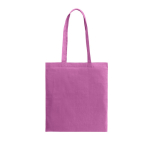 Shopper colorata in cotone di alta qualità da 140 g/m2 EcoColor Plus color viola