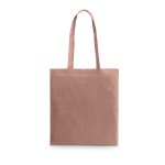 Shopper colorata in cotone di alta qualità da 140 g/m2 EcoColor Plus color marrone chiaro