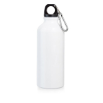 Borraccia per sublimazione con moschettone 400ml Cruiser Sublim color bianco