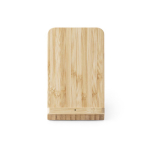 Base ricarica personalizzata con supporto e portapenne in bambù Desk color naturale prima vista