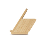 Base ricarica personalizzata con supporto e portapenne in bambù Desk color naturale terza vista
