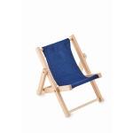 Supporti per cellulari personalizzati sdraio da tavolo DeckChair color blu