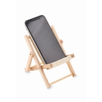 Supporti per cellulari personalizzati sdraio da tavolo DeckChair color beige seconda vista