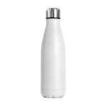 Borraccia Inox City 750ml color bianco immagine con logo