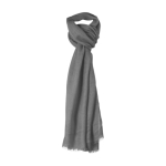 Foulard con logo disegno spina di pesce certificata OEKO TEX Colors color grigio