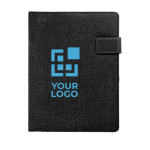 Portadocumenti promozionali A4 più tasche pagine neutre Brief color grigio scuro vista area di stampa