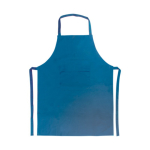 Grembiule promozionale in poliestere twill da 200gr/m² senza tasche color blu reale