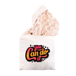 Borsa a rete in cotone biologico 100 g/m2 Organic Cotton color beige quarta vista