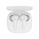 Auriculari wireless con logo di qualità con classificazione IPX4 Byron color bianco quinta vista