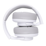 Cuffie bluetooth senza fili con logo della Urban Vitamin Fresno color bianco quarta vista