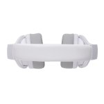 Cuffie bluetooth senza fili con logo della Urban Vitamin Fresno color bianco quinta vista