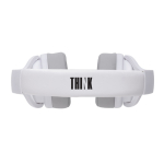 Cuffie bluetooth senza fili con logo della Urban Vitamin Fresno color bianco vista con logo