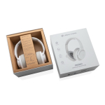 Cuffie bluetooth senza fili con logo della Urban Vitamin Fresno color bianco