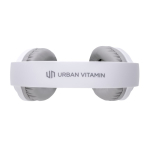 Cuffie pieghevoli della Urban Vitamin comode da indossare Belmont color bianco quarta vista