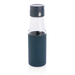 Bottiglia con monitoraggio dell'idratazione 600ml Crystal Ukiyo color blu mare