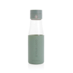 Bottiglia con monitoraggio dell'idratazione 600ml Crystal Ukiyo color verde menta vista area di stampa
