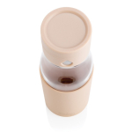 Bottiglia con monitoraggio dell'idratazione 600ml Crystal Ukiyo color marrone chiaro quarta vista