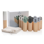 Gioco di abilità in legno come regalo pubblicitario Scatter Wooden color marrone vista con scatola