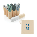 Gioco di abilità in legno come regalo pubblicitario Scatter Wooden color marrone vista area di stampa