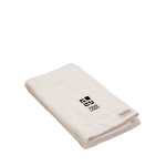 Asciugamani personalizzati spessi 500g cotone certificato Ukiyo color bianco vista area di stampa