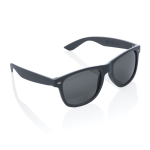 Occhiali da sole pubblicitari riciclati lenti fumè UV400 Greeny color grigio scuro quinta vista