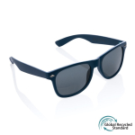 Occhiali da sole pubblicitari riciclati lenti fumè UV400 Greeny color blu mare