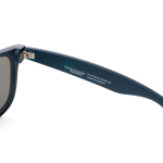 Occhiali da sole pubblicitari riciclati lenti fumè UV400 Greeny color blu mare quarta vista