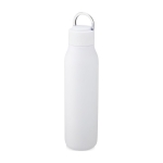Borracce promozionali con anello in metallo nel tappo da 600ml Fancy color bianco quarta vista