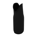 Custodia refrigerante in neoprene che si adatta alla bottiglia Wine color nero seconda vista