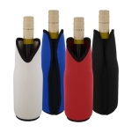 Custodia refrigerante in neoprene che si adatta alla bottiglia Wine color blu reale seconda vista in vari colori