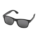 Occhiali da sole retrò sostenibili lenti UV400 RPET color nero