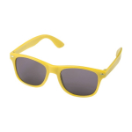 Occhiali da sole retrò sostenibili lenti UV400 RPET color giallo