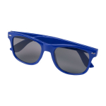 Occhiali da sole retrò sostenibili lenti UV400 RPET color blu reale seconda vista
