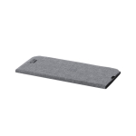 Tappetino per mouse pieghevole in RPET con caricatore wireless 10W color grigio prima vista