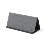 Tappetino per mouse pieghevole in RPET con caricatore wireless 10W terza vista