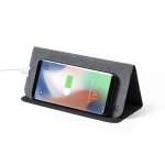 Tappetino per mouse pieghevole in RPET con caricatore wireless 10W quinta vista