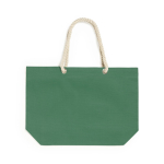 Shopper personalizzata con manici di corda 220 g/m2 color verde prima vista