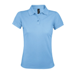 Polo aziendali in poliestere e cotone ringpun 200 g/m² SOL'S Prime color azzurro pastello