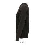 Felpa con logo personalizzata ecologica girocollo 280 g/m² SOL'S Comet vista laterale
